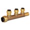 Apollo 3/4 in. Brass Push-To-Connect Inlet x 3/4 in. CTS Stem 3-Port Open Manifold with 1/2 Outlets FSBM3PTO - alternate 3